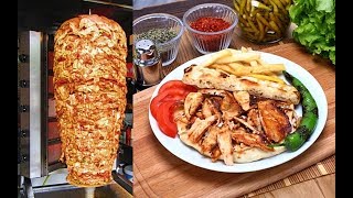 Turkish Doner Chicken Kebap Recipe Traditional Food [upl. by Ydeh]