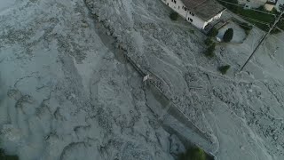 Swiss Landslide Search and rescue operations continue [upl. by Hephzibah]