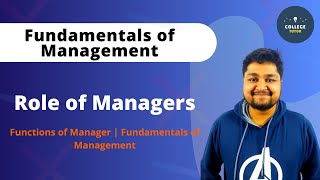 Fundamentals of Management  Functions of Manager [upl. by Kitarp]