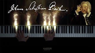 JSBACH  Badinerie  Solo Piano BWV1067 from Orchestral suite No2 in B minor [upl. by Meekahs]