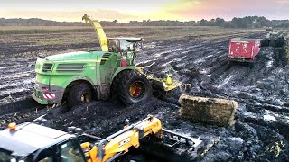 FORAGE HARVESTER in the MUD  2020 Corn Silage in France  Short History [upl. by Oiram]