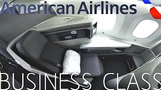 American Airlines BUSINESS CLASS London to Chicago787 [upl. by Olotrab191]