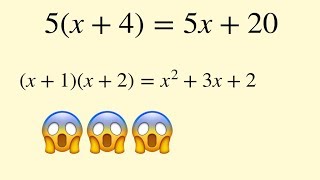 Algebra  expanding brackets [upl. by Aihseuqal617]