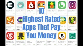 10 Highest Rated Apps That Pay You Money [upl. by Eiramyelhsa]