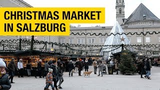 Christmas Market in Salzburg Austria [upl. by Assisi]