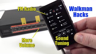 Walkman Hacks Activate FM radio increase volume and improve the sound [upl. by Nawk]