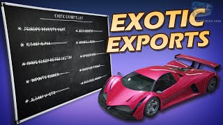 GTA Online Los Santos Tuners  Exotic Exports Guide All Vehicles Locations [upl. by Hercule687]