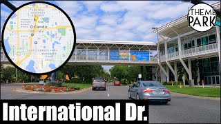 Driving down International Drive in Orlando Florida 2021 in 4K from Vineland Premium Outlet Mall [upl. by Solomon]