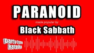 Black Sabbath  Paranoid Karaoke Version [upl. by Imoyaba987]