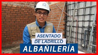 CÓMO ASENTAR LADRILLO CORRECTAMENTE  TIPS CONSTRUCTOR  ALBAÑILERIÁ [upl. by Aldwin]