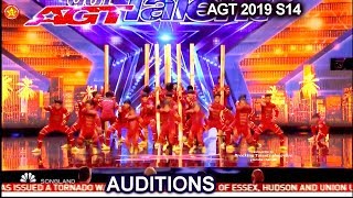 VUnbeatable Dance Group from India GETS STANDING OVATION  Americas Got Talent 2019 Audition [upl. by Darwen]