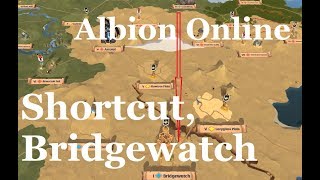 Albion Online  Caerleon to Bridgewatch fast almost safely [upl. by Kina883]