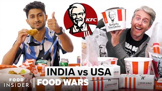 US vs India KFC  Food Wars  Food Insider [upl. by Nirad264]