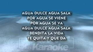 Julio Iglesias Agua Dulce Agua Salá Karaoke MM [upl. by Chassin708]