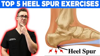 Top 5 Heel Spur Exercises Massage Stretches amp Home Treatment 2022 [upl. by Fleur]