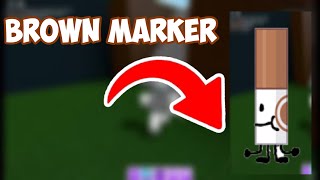 How to Get The “Brown Marker”  ROBLOX FIND THE MARKERS [upl. by Hegarty]