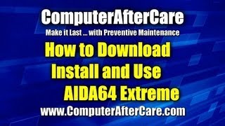 Check Computer Performance With AIDA64 Extreme [upl. by Yenaffit]