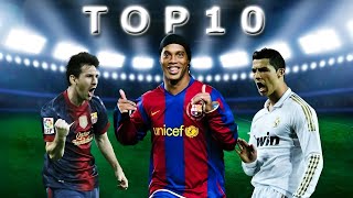 TOP 10  Los Mejores Goles En La Historia Del Fútbol [upl. by Nwahsuq]