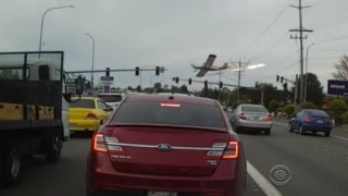 Dramatic small plane crash caught on video [upl. by Aikkan]