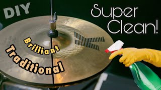 How to SUPER CLEAN your Cymbals [upl. by Obel132]