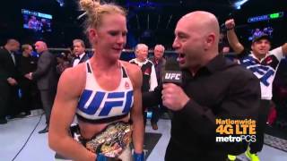 UFC 193 Holly Holm Octagon Interview [upl. by Colfin]