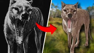 Tasmanian Tiger REAL Footage In COLOUR [upl. by Olrak]