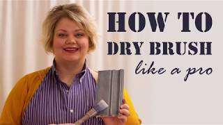 HOW TO DRY BRUSH LIKE A PRO [upl. by Saltsman]