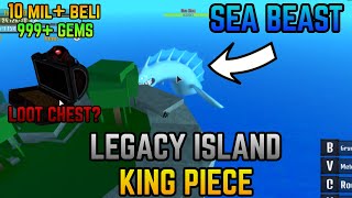 HOW TO FIND LEGACY ISLAND IN KING PIECE  KING LEGACY [upl. by Alihs16]