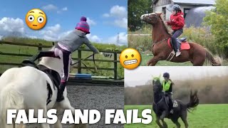 horse FALLS amp FAILS  Subscriber Edition  equinemollie [upl. by Benoite]