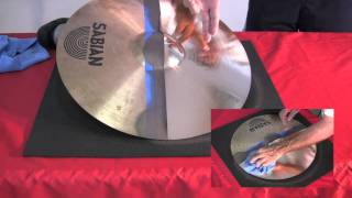 CYMBAL DOCTOR PROFOUND NEW CYMBAL CLEANING METHOD [upl. by Nataline]