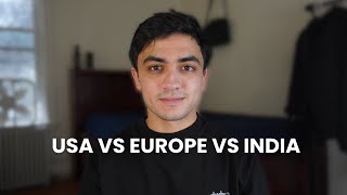 Studying in USA vs Europe vs India my experience [upl. by Georgianne757]