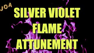 SILVER VIOLET FLAME ATTUNEMENT ➤ DOWNLOAD the MANUAL in Description [upl. by Hurless423]