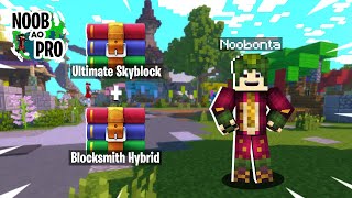 Como Baixar e Instalar a Ultimate Skyblock  Textura animada Textura Skyblock Redesky [upl. by Ocir948]