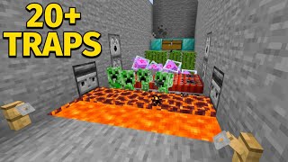 Minecraft 20 Ways To Make Trapsbedrock [upl. by Renell]