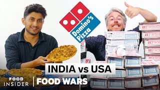 US vs India Domino’s Pizza  Food Wars  Food Insider [upl. by Brunelle]