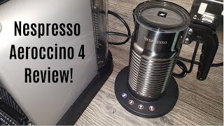 Nespresso Aeroccino 4 Milk Frother Review  Worth upgrading from the Aeroccino 3 [upl. by Edeline969]