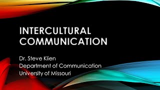 Intercultural Communication [upl. by Rush]