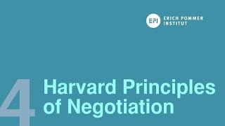 The Harvard Principles of Negotiation [upl. by Nnairak42]