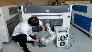 How to install laser tube and everything of Laser Engraving Machine 1390 [upl. by Yvonne]