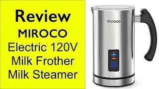 Review Miroco Milk Frother  How to make froth milk at home [upl. by Trometer558]