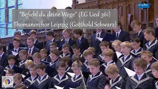 Thomanerchor Leipzig  quotBefiehl du deine Wegequot EG Lied 361  Trauerfeier für Kurt Masur MDR  2016 [upl. by Slater]