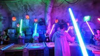 Build a Lightsaber at Savis Workshop  Disney World  Full Show [upl. by Inohs]