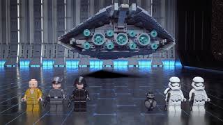 First Order Star Destroyer  LEGO Star Wars  75190  Product Animation [upl. by Annawak]