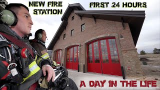 First 24 Hours in a New Fire Station  A Day in the Life [upl. by Delanos435]