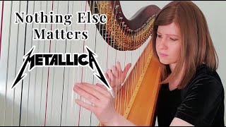 Metallica Nothing Else Matters Harp Cover  Pedal amp Lever Harp Sheet Music [upl. by Vachill]