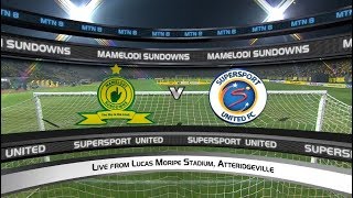 MTN8 201920  Mamelodi Sundowns vs SuperSport United  Highlights [upl. by Neliak]