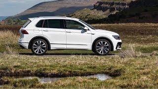 2017 VW Tiguan RLine  Test Review Probefahrt [upl. by Nerad506]