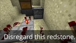 Minecraft 16 tutorial  trash can  fast compact automatic  chesthopperdropperlava [upl. by Ahsinelg]