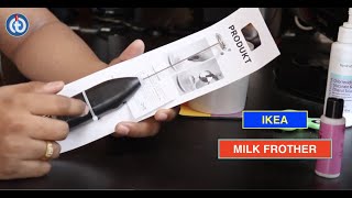 IKEA MILK FROTHER Review amp Battery Installation [upl. by Yrrok521]