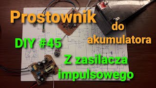 Automatyczny prostownik ładowarka do akumulatora DIY 45 [upl. by Islehc844]